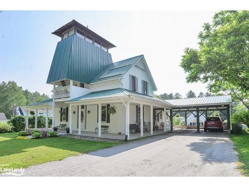 2434 Old Muskoka Road, Huntsville, ON - Outdoor With Deck Patio Veranda With Facade