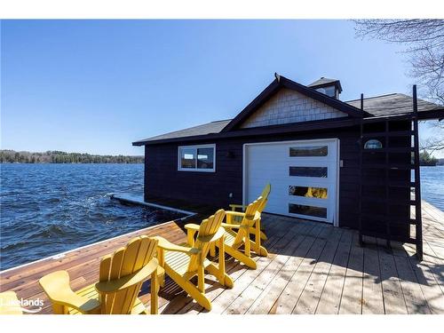 1215 Ronville Road, Dwight, ON - Outdoor With Body Of Water