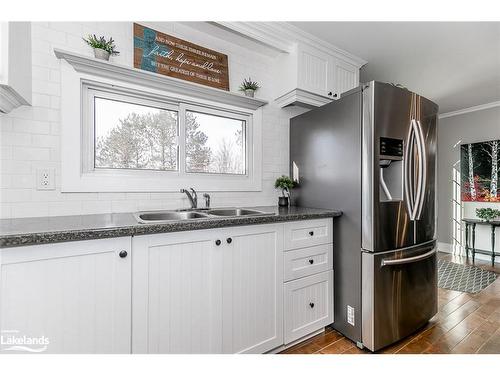 585 Deer Lake Road, Port Sydney, ON - Indoor Photo Showing Kitchen With Double Sink