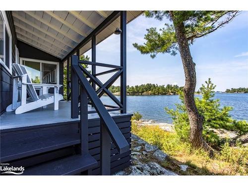 3584 Island 3420, Georgian Bay Twp, ON - Outdoor With Body Of Water With Deck Patio Veranda With View