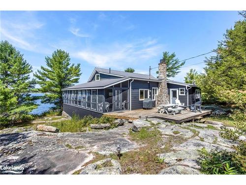 3584 Island 3420, Georgian Bay Twp, ON - Outdoor With Deck Patio Veranda