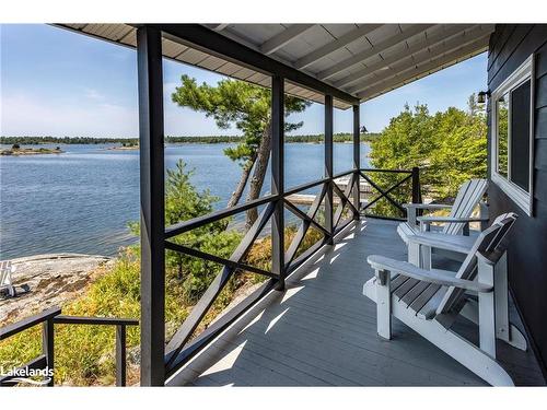 3584 Island 3420, Georgian Bay Twp, ON - Outdoor With Body Of Water With Deck Patio Veranda With View With Exterior