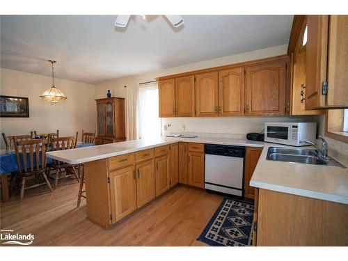 12 George Street, Parry Sound, ON - Indoor Photo Showing Kitchen With Double Sink