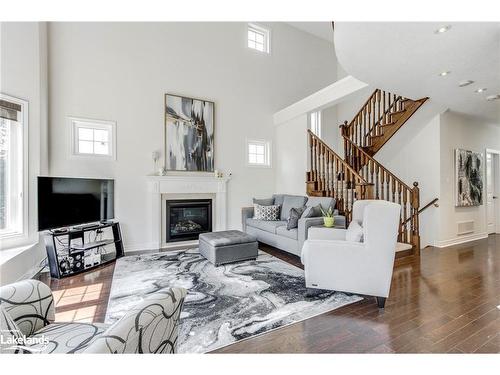 9 Riverwalk Place, Midland, ON - Indoor Photo Showing Living Room With Fireplace