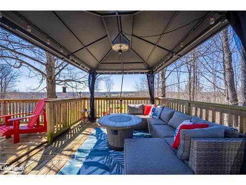 12 Holiday Road, Seguin, ON - Outdoor With Deck Patio Veranda With Exterior