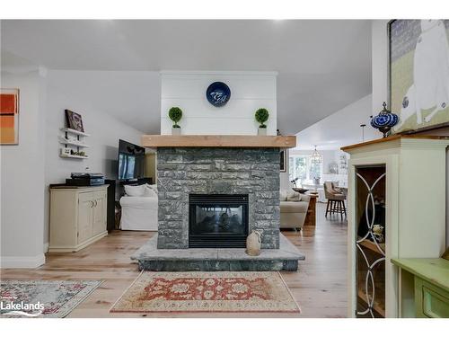 170 Springfield Road, Huntsville, ON - Indoor Photo Showing Living Room With Fireplace