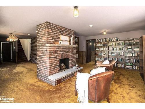 159038 7Th Line, Meaford Municipality, ON - Indoor Photo Showing Living Room With Fireplace