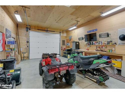 24 East Clear Bay Road, Kinmount, ON - Indoor Photo Showing Garage