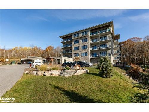 203-11 B Salt Dock Road, Parry Sound, ON - Outdoor With Balcony With Facade