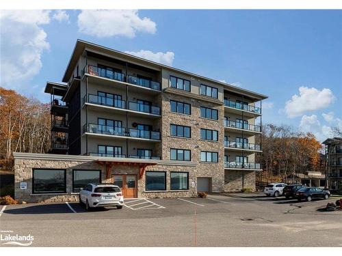 203-11 B Salt Dock Road, Parry Sound, ON - Outdoor With Balcony With Facade