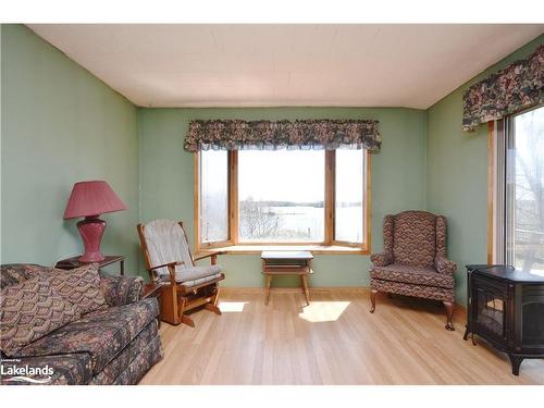 12 Corrievale Road, Port Severn, ON - Indoor Photo Showing Living Room With Fireplace