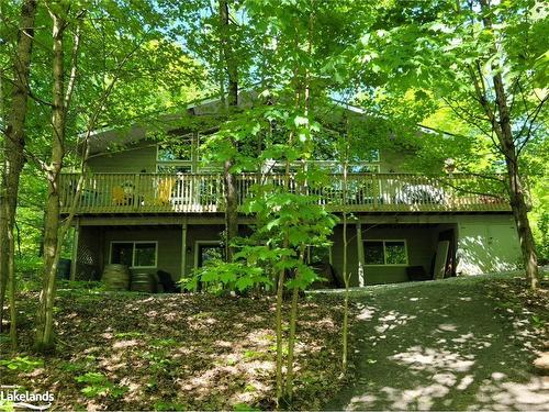 96 Hunts Road, Huntsville, ON - Outdoor With Deck Patio Veranda