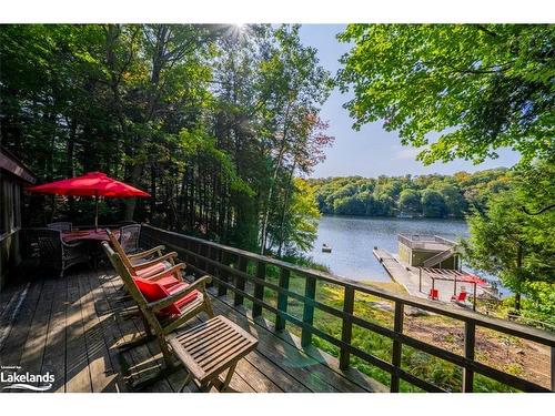 21 Long Arm Lane, Seguin, ON - Outdoor With Body Of Water With Deck Patio Veranda With View