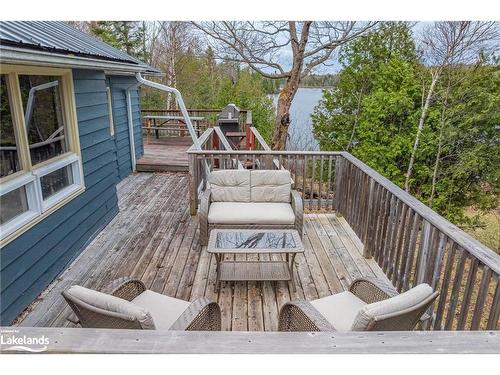 4079A Eagle Lake Road, South River, ON - Outdoor With Deck Patio Veranda With Exterior