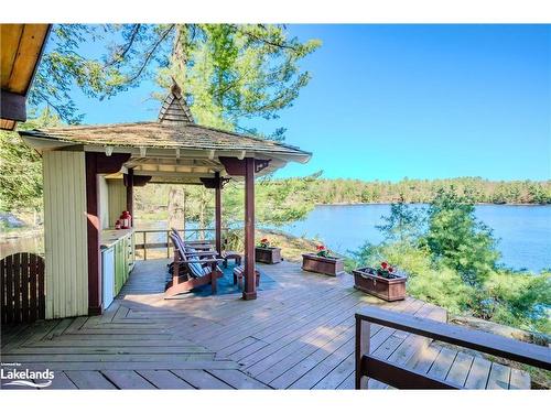 1031 Scout Trail, Port Carling, ON - Outdoor With Body Of Water With Deck Patio Veranda