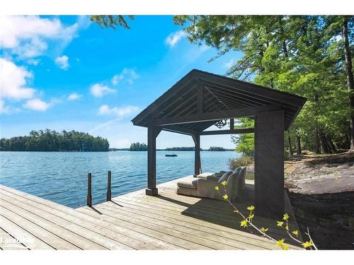 24 J9 Cameron Island, Muskoka Lakes, ON - Outdoor With Body Of Water With Deck Patio Veranda With View