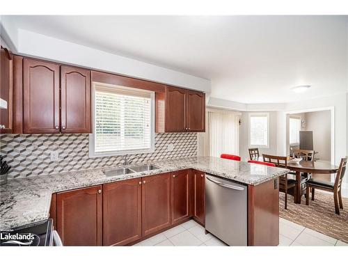 405 Russ Howard Drive, Midland, ON - Indoor Photo Showing Kitchen With Double Sink