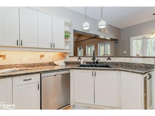 1259 Golf Course Road, Huntsville, ON - Indoor Photo Showing Kitchen With Double Sink