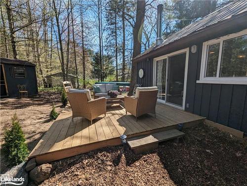 1131 North Kahshe Lake Road, Gravenhurst, ON - Outdoor With Deck Patio Veranda With Exterior