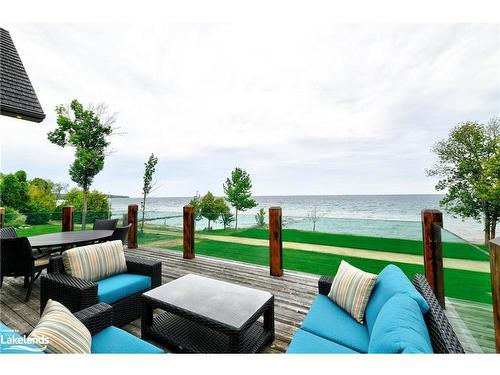148 Georgian Beach Lane, Meaford, ON - Outdoor With Body Of Water With Deck Patio Veranda