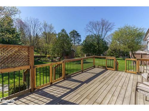 9 Morris Avenue, Huntsville, ON - Outdoor With Deck Patio Veranda With Backyard