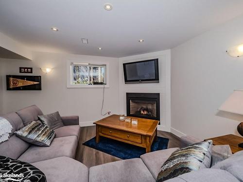 53 Donald Street, Bracebridge, ON - Indoor Photo Showing Living Room With Fireplace
