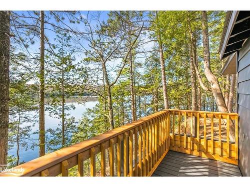 12865 Little Hawk - South Shore Lake, Haliburton, ON - Outdoor With Body Of Water With Balcony
