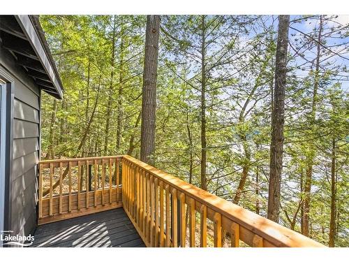 12865 Little Hawk - South Shore Lake, Haliburton, ON - Outdoor With Balcony With Exterior