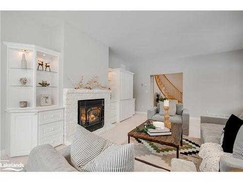 279 Santas Village Road, Bracebridge, ON - Indoor Photo Showing Living Room With Fireplace