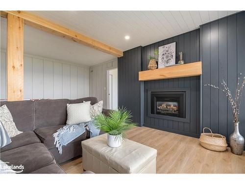 365 Cedar Ave, Meaford, ON - Indoor Photo Showing Living Room With Fireplace