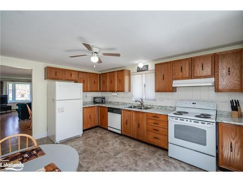 331 Christine Drive, Midland, ON - Indoor Photo Showing Kitchen With Double Sink