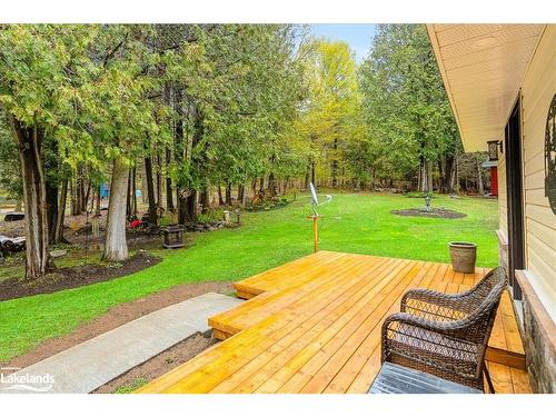 1074 Chelsea Lane, Algonquin Highlands, ON - Outdoor With Deck Patio Veranda With Backyard