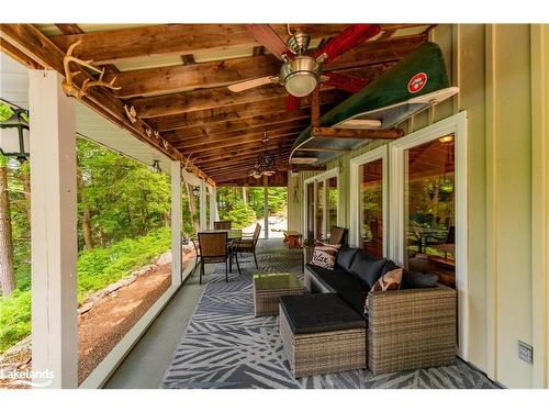 10469 Little Hawk Lake, Algonquin Highlands, ON - Outdoor With Deck Patio Veranda With Exterior