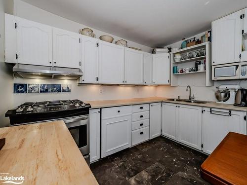 120 David Street, Gravenhurst, ON - Indoor Photo Showing Kitchen With Double Sink