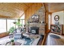 402 East Browns Road, Huntsville, ON  - Indoor Photo Showing Living Room With Fireplace 