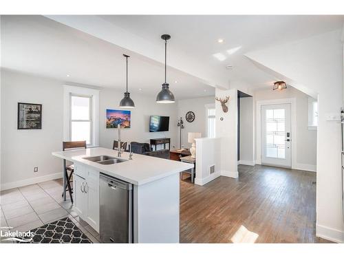 387 Yonge Street, Midland, ON - Indoor Photo Showing Kitchen With Double Sink