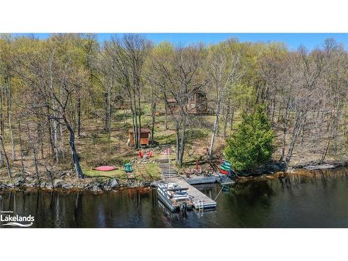 496 Big Island, Huntsville, ON - Outdoor With Body Of Water With View