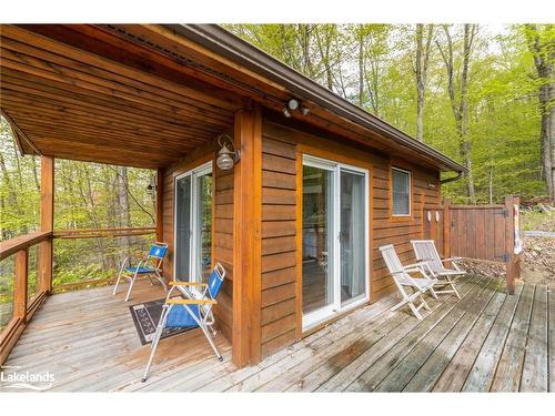 496 Big Island, Huntsville, ON - Outdoor With Deck Patio Veranda With Exterior