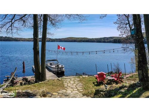 496 Big Island, Huntsville, ON - Outdoor With Body Of Water With View