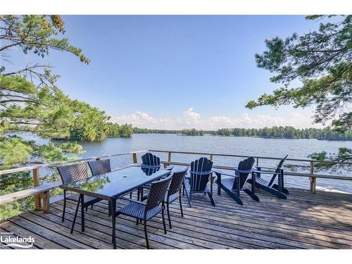 1116 Tryon Drive, Gravenhurst, ON - Outdoor With Body Of Water With Deck Patio Veranda With View