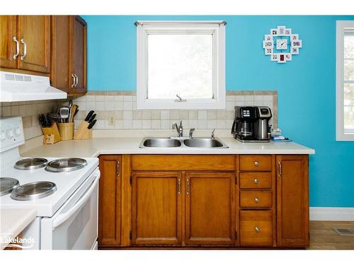 22 Mulholland Drive, Haliburton, ON - Indoor Photo Showing Kitchen With Double Sink