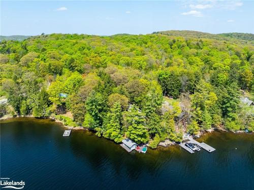 1243 Port Cunnington Road, Dwight, ON - Outdoor With Body Of Water With View