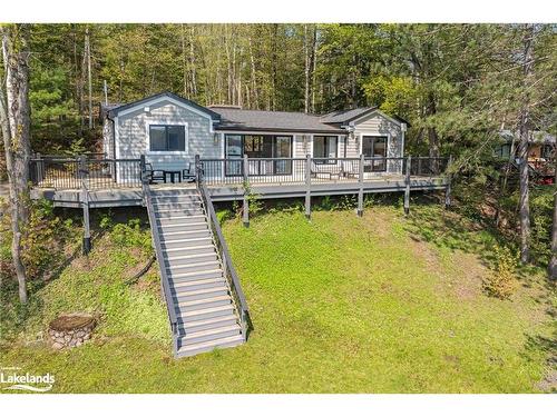 1017 White Pine Road, Dwight, ON - Outdoor With Deck Patio Veranda