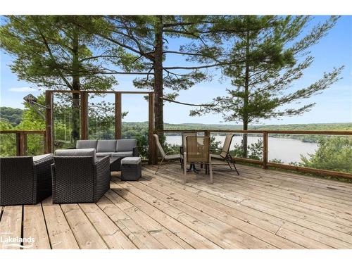 1221 Osborne Point Road, Dwight, ON - Outdoor With Deck Patio Veranda With View