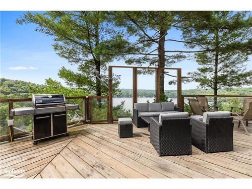 1221 Osborne Point Road, Dwight, ON - Outdoor With Deck Patio Veranda With Exterior