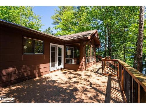 11120 St. Margarets Island, Algonquin Highlands, ON - Outdoor With Deck Patio Veranda With Exterior