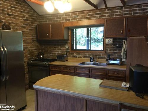 985 Peacock Road, Joly, ON - Indoor Photo Showing Kitchen With Double Sink