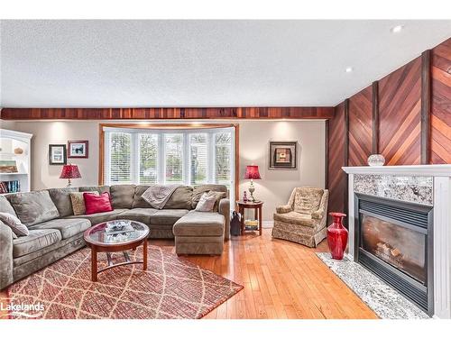 239 Oxbow Park Drive, Wasaga Beach, ON - Indoor Photo Showing Living Room With Fireplace