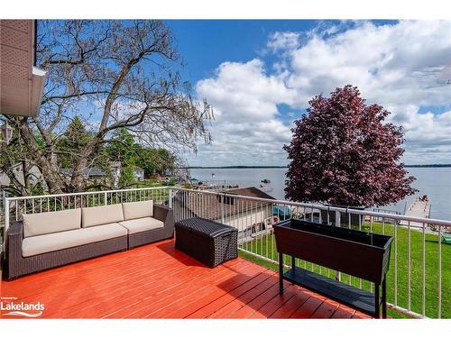 216 Robins Point Road, Victoria Harbour, ON - Outdoor With Body Of Water With Deck Patio Veranda