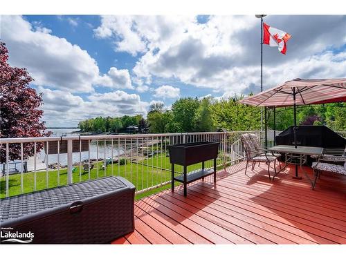 216 Robins Point Road, Victoria Harbour, ON - Outdoor With Deck Patio Veranda